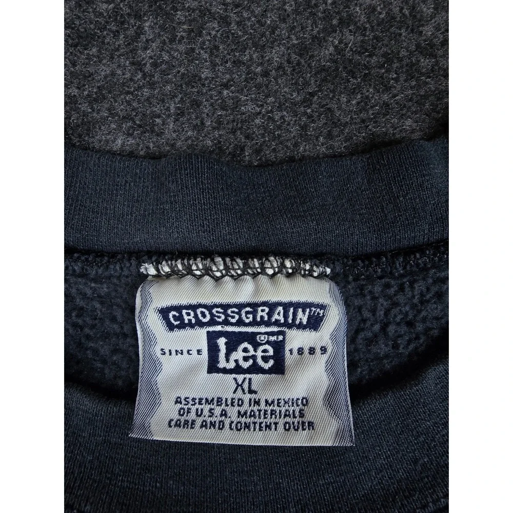 Vtg Crossgrain Lee Men's Black Inner-City Games Sweatshirt USA Made Size XL